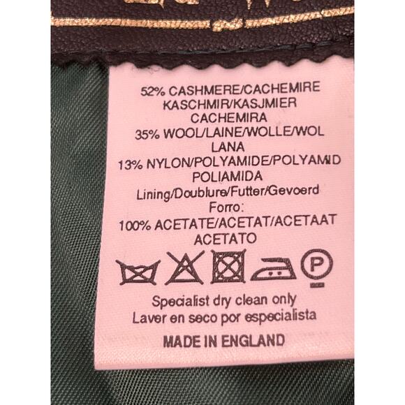 Vintage Mac Taggart Cashmere & Wool Scarf Cape Dark Green Warm Soft And Gorgeous - Picture 8 of 12